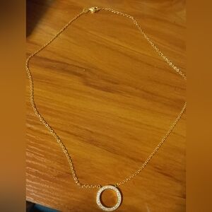 Pandora Gold Circle Necklace